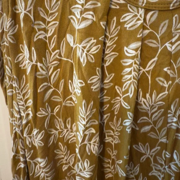 Dark mustard color latched mama Momper nursing romper fits sizes - Picture 2 of 6